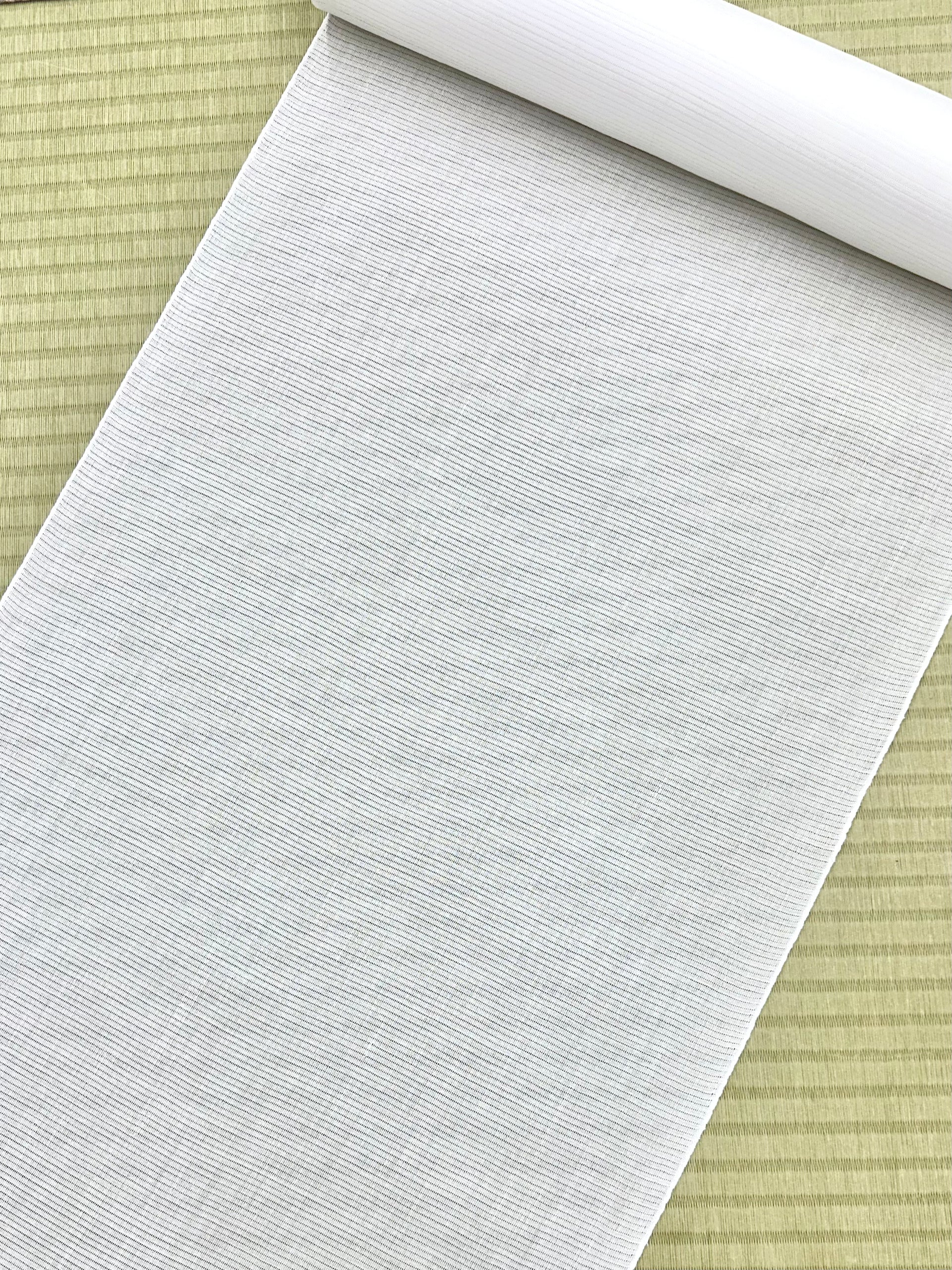 小千谷　麻　長襦袢　お誂え　新品未使用　しつけ付き お誂え】小千谷 本麻絽長襦袢 24819262/24819263 50-471 68-67/68-27