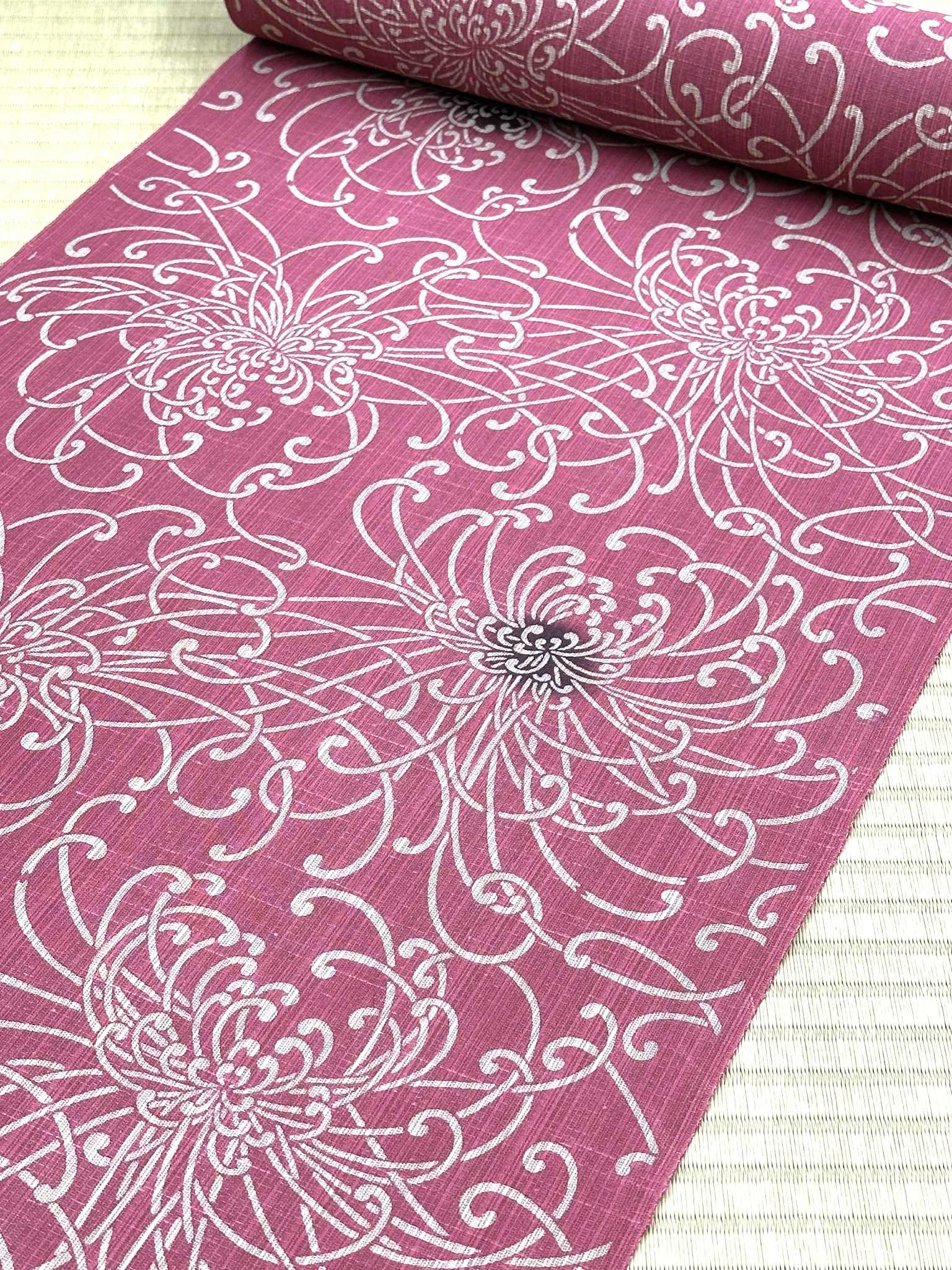 最終値下げ!!!日本橋竺仙 新品未着用グラデ波菊 コーマ差分浴衣単品 y-006-006.jpg